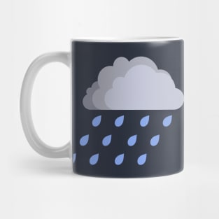 Rain Cloud Symbol Mug